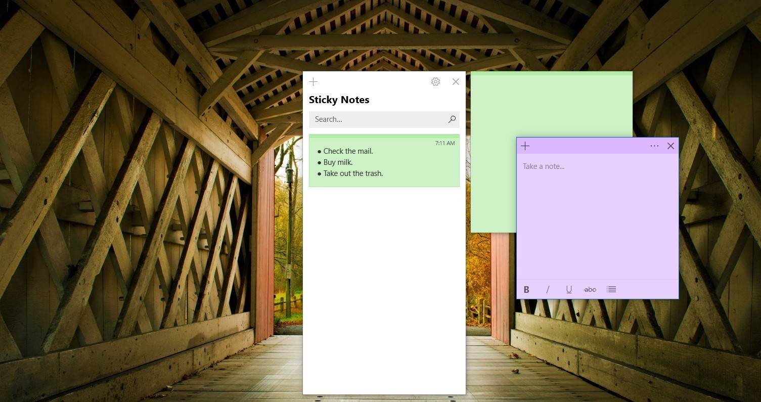 editor in Sticky notes app on Windows.jpg